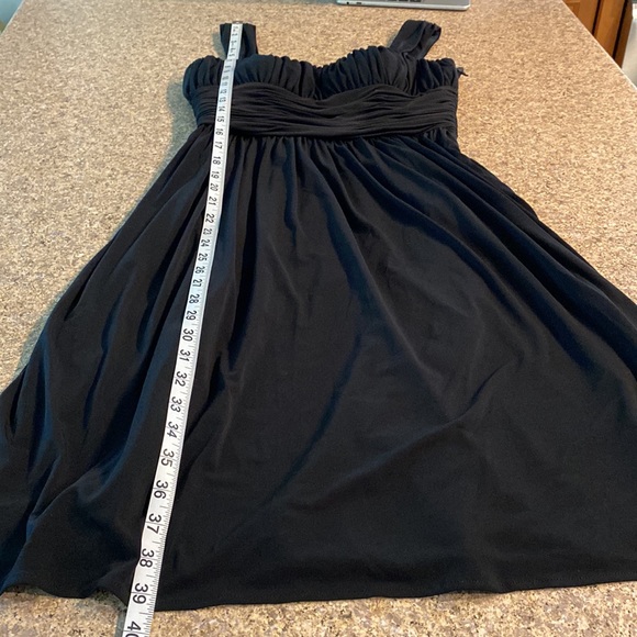 Tahari Black Lined Cocktail Dress 2 - Picture 2 of 15